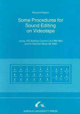 Some Procedures for Sound Editing on Videotape cover