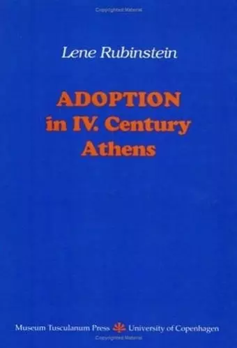 Adoption in IV Century Athens cover