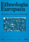 Ethnologia Europaea (Volume 24/2) cover