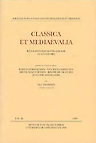 Classica et Mediaevalia cover