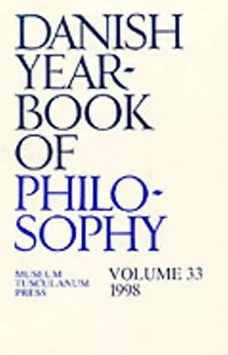 Danish Yearbook of Philosophy cover