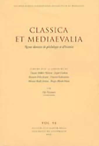 Classica et Mediaevalia cover