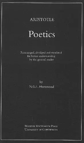 Poetics cover