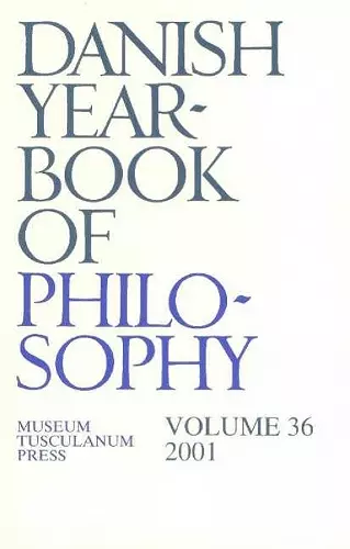 Danish Yearbook of Philosophy cover