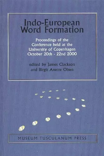 Indo-European Word Formation cover