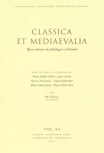 Classica et Mediaevalia cover