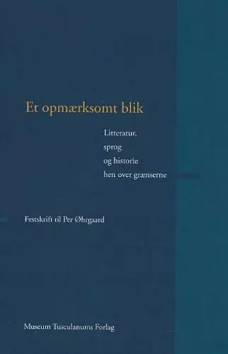 Et opmærksomt blik cover