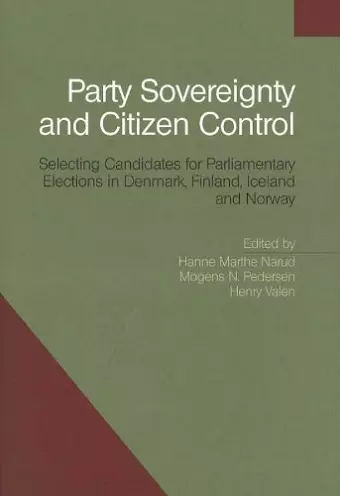 Party Sovereignty & Citizen Control cover