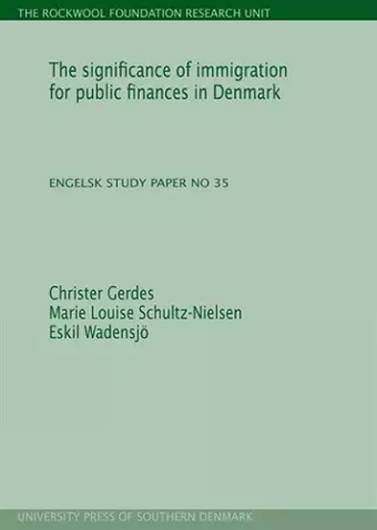 Significance of Immigration for Public Finances in Denmark cover