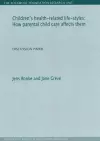 Children's Health-Related Life-Styles cover