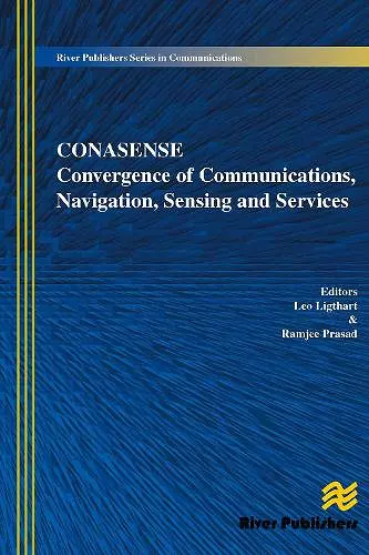 Communications, Navigation, Sensing and Services (CONASENSE) cover