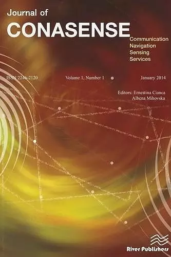 Journal of Communication, Navigation, Sensing and Services (Conasense) cover