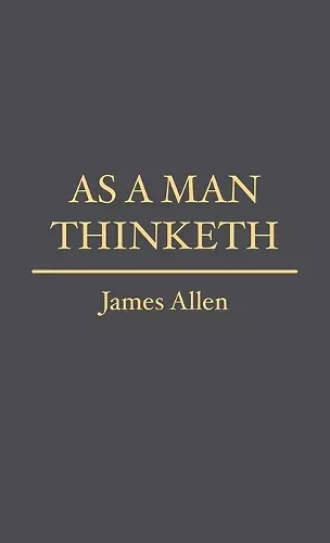 As a Man Thinketh cover