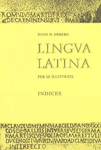 Lingua Latina - Indices cover