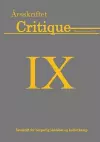 Arsskriftet Critique IX cover