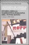 Storia della narrativa italiana del 900 1 vol cover