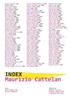 Maurizio Cattelan: Index cover