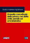 L?impatto concettuale della privacy nel diritto civile, penale ed amministrativo cover