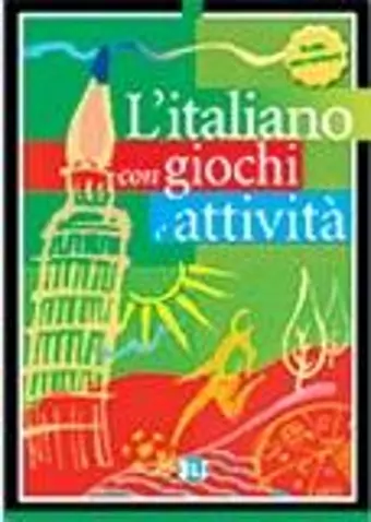 L'italiano con giochi e attivita cover