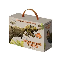 Shaped Puzzle Fun: Roaring T. Rex cover
