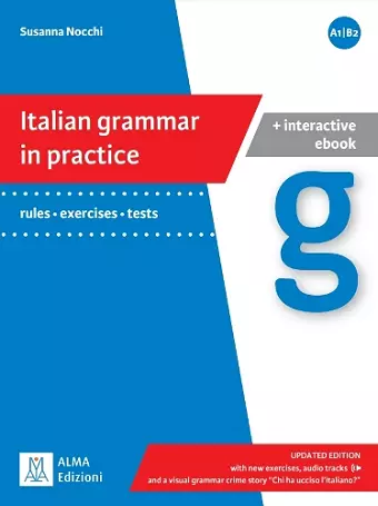 Italian grammar in practice A1/B2 + interactive ebook cover