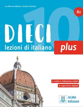 Dieci PLUS A1. Book + audio + video cover