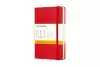 Moleskine Pocket Ruled Hardcover Notebook Scarlet Red cover