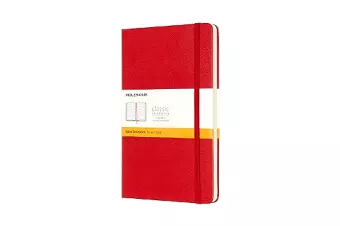 Moleskine Large Ruled Hardcover Notebook Scarlet Red cover