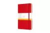 Moleskine Large Ruled Hardcover Notebook Scarlet Red cover