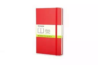 Moleskine Large Plain Hardcover Notebook Red cover