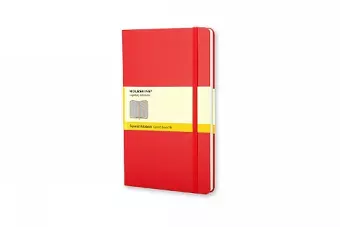 Moleskine Large Squared Hardcover Notebook Red cover