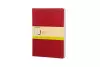 Moleskine Plain Cahier Xl - Red Cover (3 Set) cover