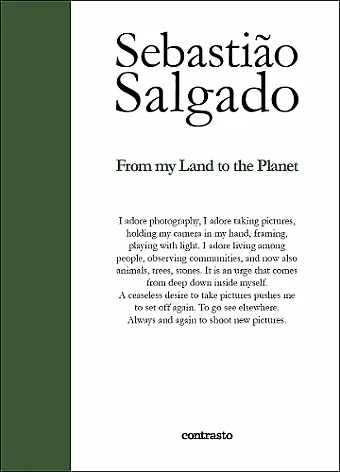 Sebastião Salgado: From My Land to the Planet cover