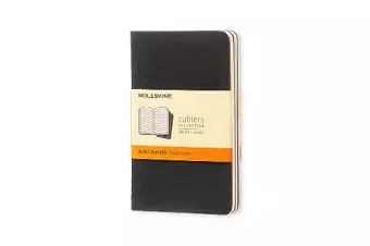 Moleskine Ruled Cahier - Black Cover (3 Set) cover