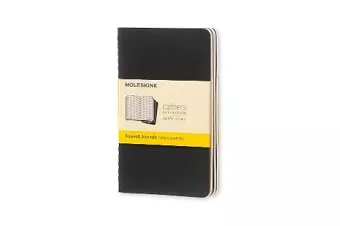Moleskine Squared Cahier - Black Cover (3 Set) cover