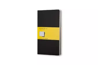 Moleskine Squared Cahier L - Black Cover (3 Set) cover