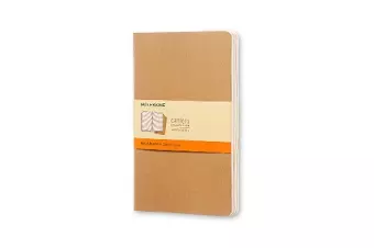 Moleskine Ruled Cahier L - Kraft Cover (3 Set) cover