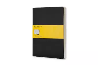 Moleskine Squared Cahier Xl - Black Cover (3 Set) cover