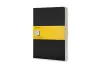 Moleskine Squared Cahier Xl - Black Cover (3 Set) cover