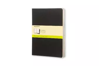 Moleskine Plain Cahier Xl - Black Cover (3 Set) cover