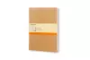 Moleskine Ruled Cahier Xl - Kraft Cover (3 Set) cover