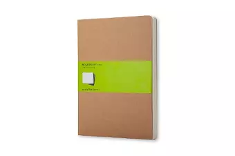 Moleskine Plain Cahier Xl - Kraft Cover (3 Set) cover