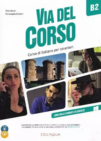 Via del Corso B2 Libro dello studente ed esercizi (+ Audio + Video) cover
