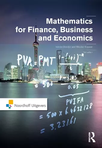 Mathematics for Finance, Business and Economics cover