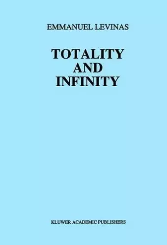 Totality and Infinity cover