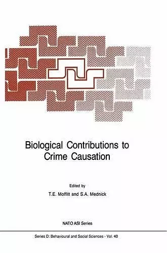 Biological Contributions to Crime Causation cover