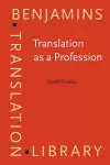 Translation as a Profession cover