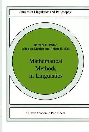 Mathematical Methods in Linguistics cover