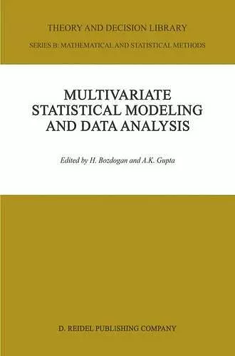 Multivariate Statistical Modeling and Data Analysis cover