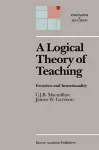 A Logical Theory of Teaching cover